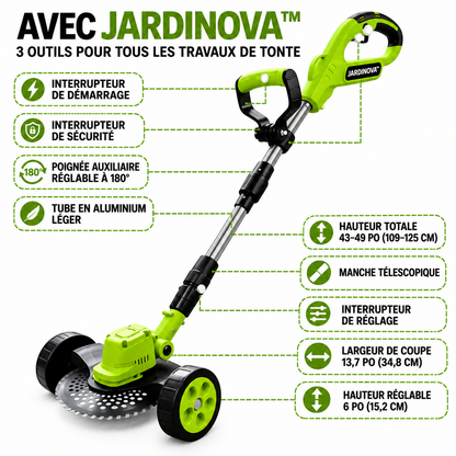 JARDINOVA™ - Débroussailleuse 3-en-1